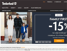 Tablet Screenshot of e-timberland.pl